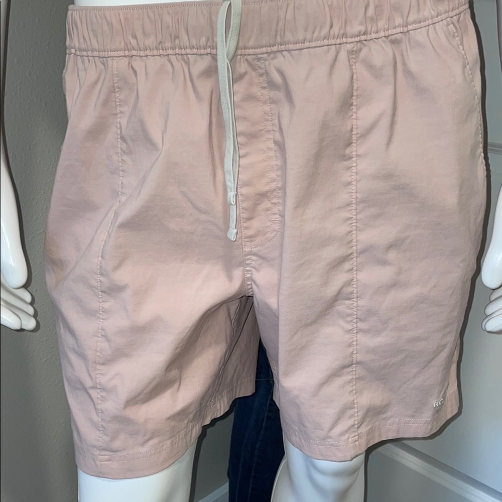 North Face Performance Light Pink Drawstring Shor… - image 1